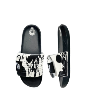 NIKE Adjustable Slides multicolor white-black