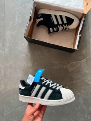 Adidas Superstar Black Leather